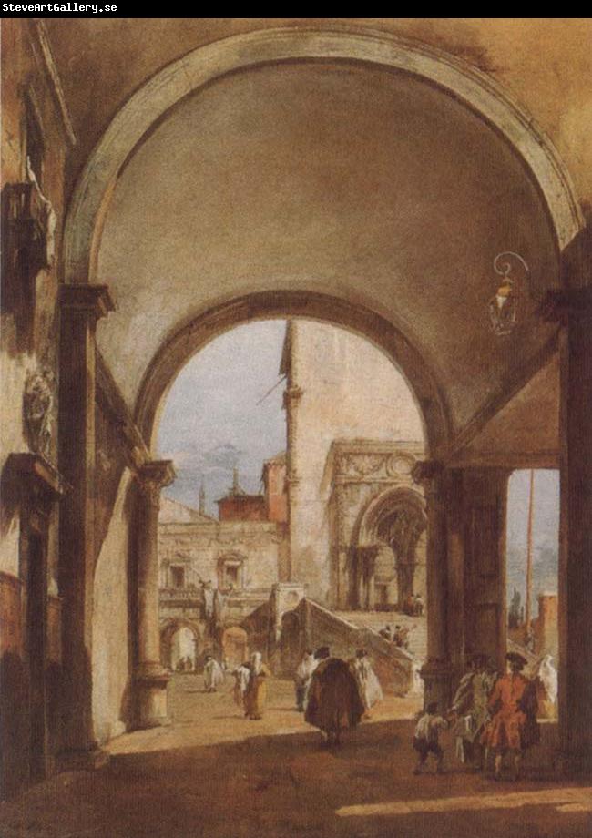 Francesco Guardi An Architectural Caprice